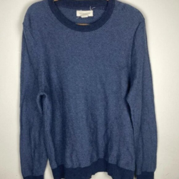 Frederik Anderson Copenhagen Navy Blue Crew Neck Sweater Size L - Picture 1 of 6